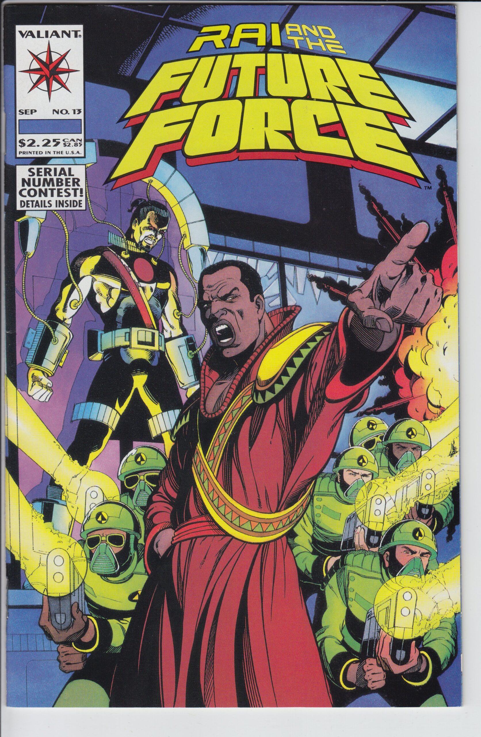 RAI AND THE FUTURE FORCE #13 (1993) VF, white.