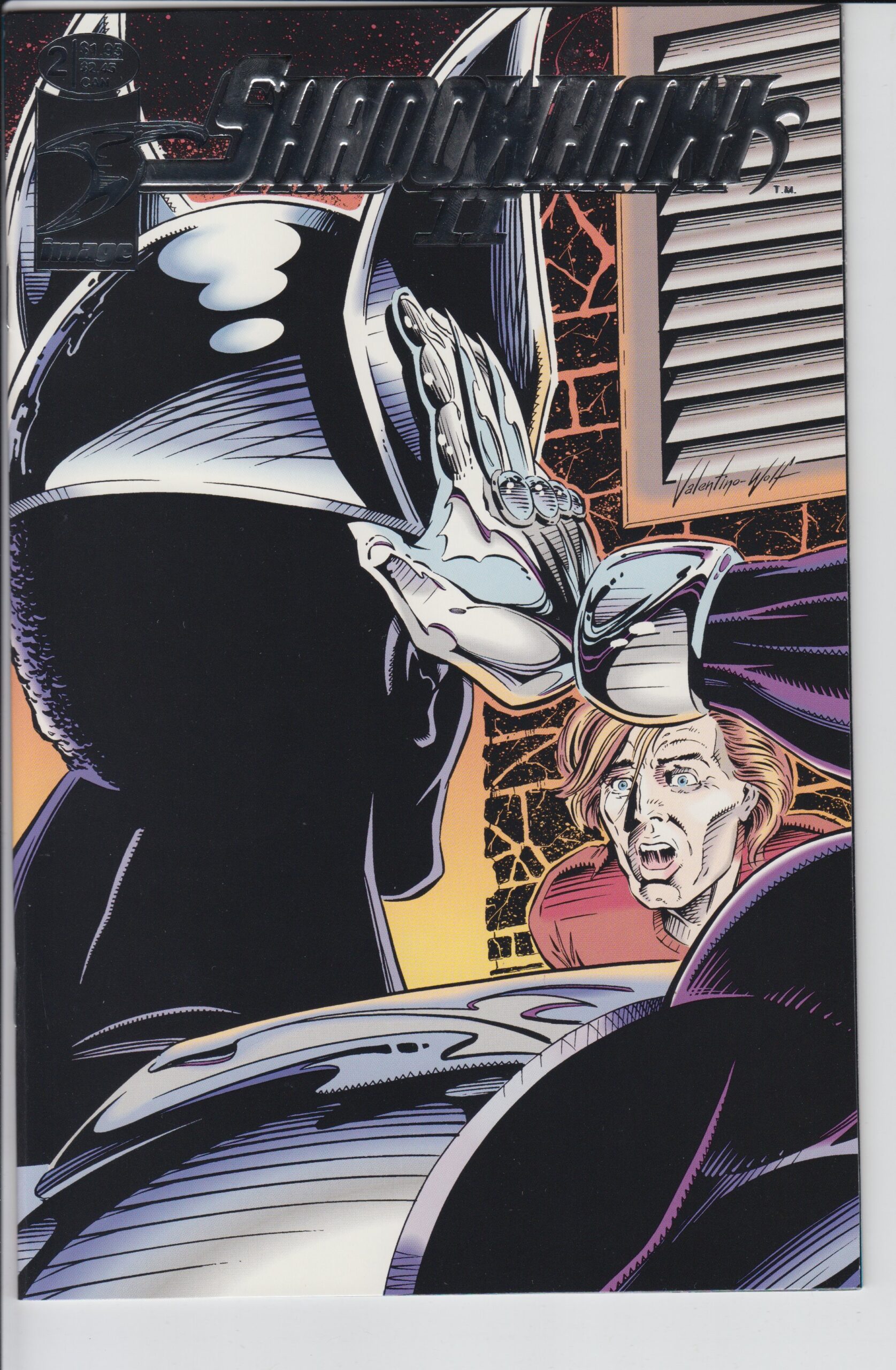 SHADOWHAWK II #2 (1993) NM, white. Image Comics!