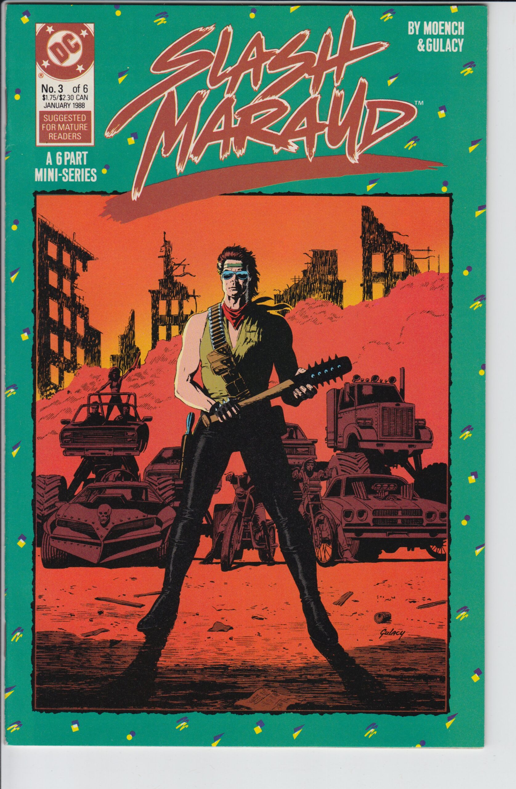 SLASH MARAUD #3 (1988) NM, white.