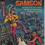 MIGHTY SAMSON #5 (1966) Glossy FN+, painted cover!