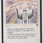 MAGIC THE GATHERING LEGENDS - DIVINE OFFERING (1994) Mint 9.9. A beautiful card!